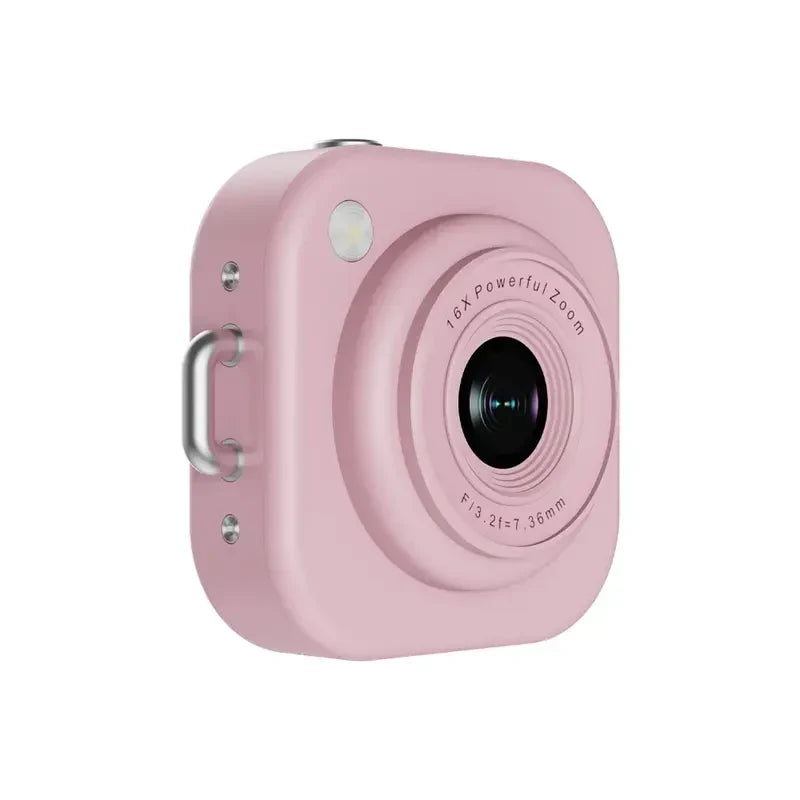 Mini cámara digital retro Y2K con llavero, perfecta para llevar a todas partes y capturar recuerdos.