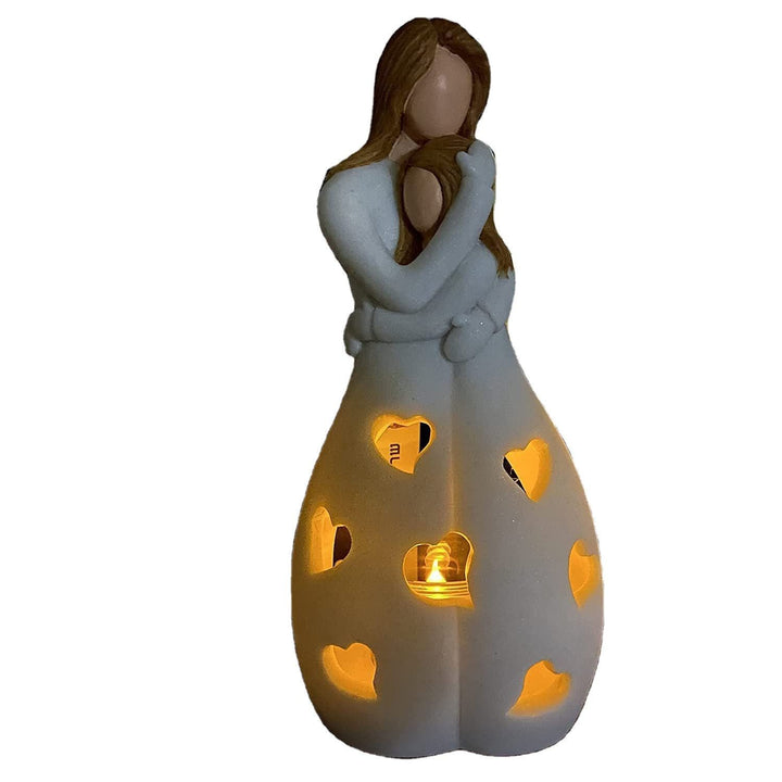 Lámpara de noche con corazón, un regalo emotivo para mamá. Crea un ambiente cálido con su luz suave y decorativa.