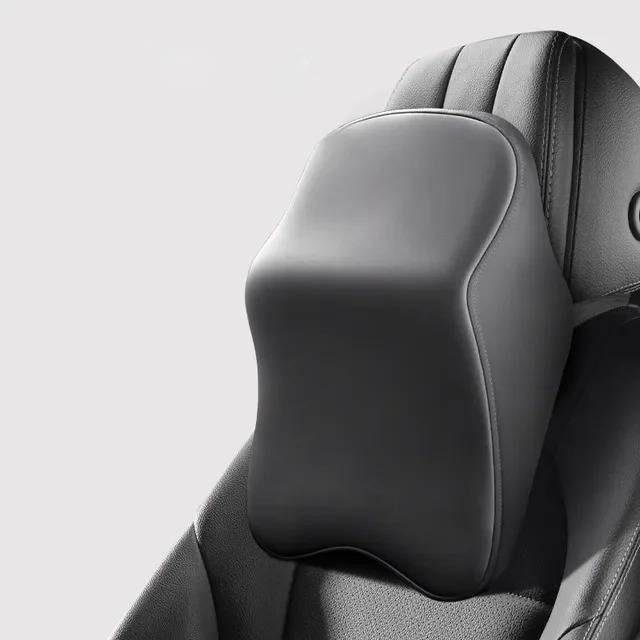 Soporte lumbar ergonómico para asiento de coche, mejora postura y alivia dolor de espalda, viaje cómodo.