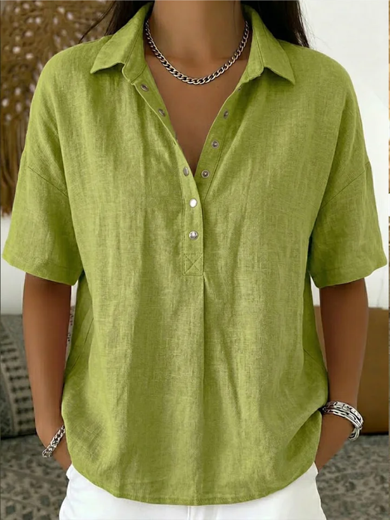 Blusa clásica y elegante para mujer, realza tu estilo en moda femenina. Perfecta para la oficina o el día a día.