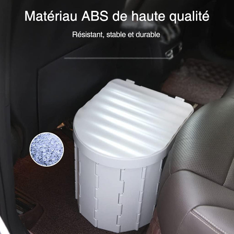 Inodoro de viaje plegable, ofrece comodidad e higiene en cualquier aventura al aire libre. Fácil de usar.