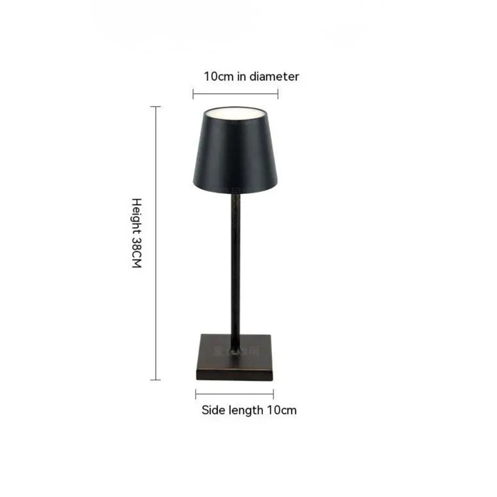 Lámpara de mesa moderna, táctil, LED. Inalámbrica, escandinava. Ideal para decorar y dar luz a exterior e interior.