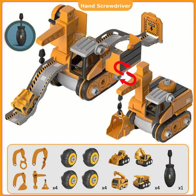 Regalo ideal: Juego de construcción Montessori para niños. Set de ingeniería educativo y didáctico.