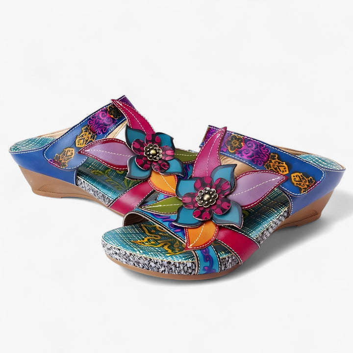 Sandalias ligeras de mujer estilo bohemio, con detalles trenzados para un look casual.