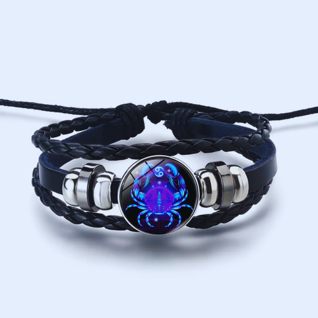 Amuleto de suerte: pulsera zodiacal unisex que infunde energía y abundancia.