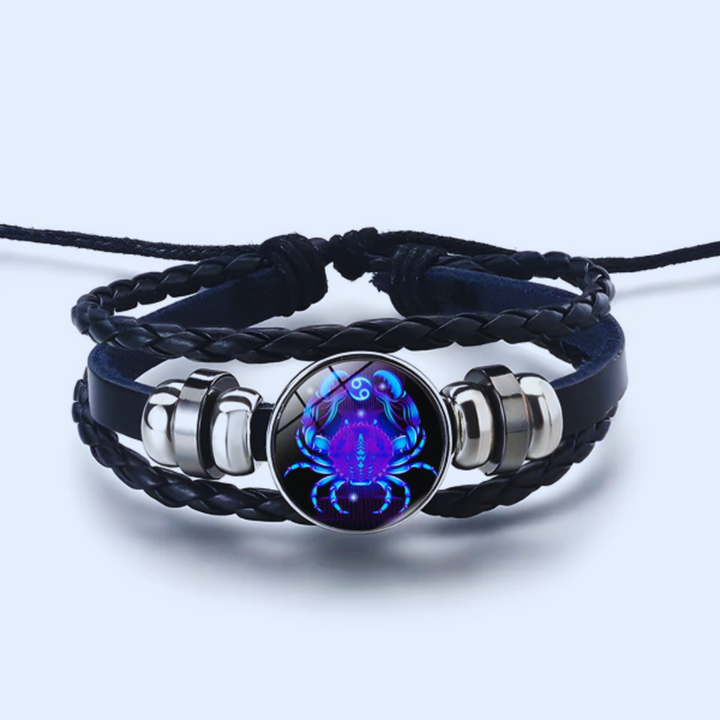 Amuleto de suerte: pulsera zodiacal unisex que infunde energía y abundancia.