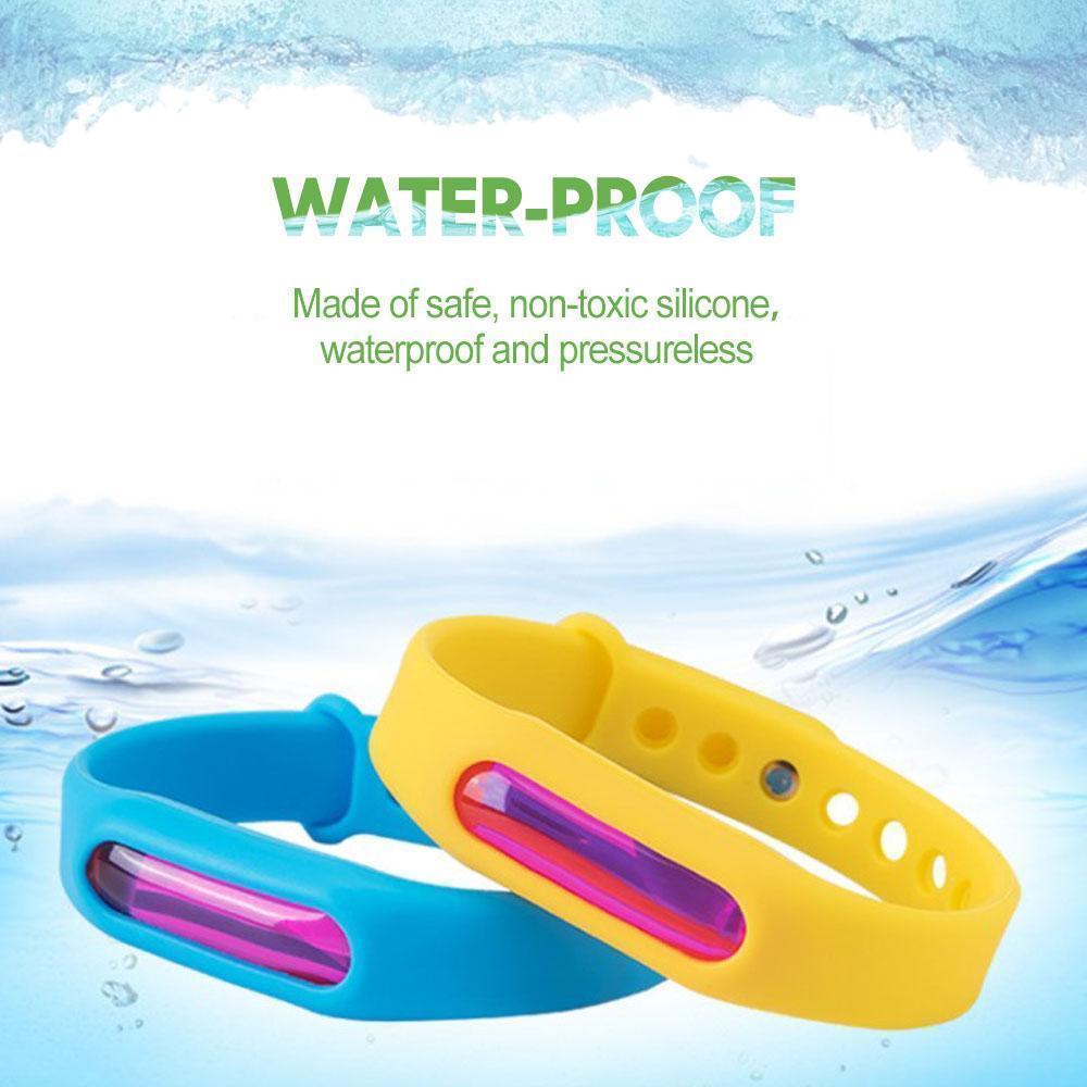 Pulsera repelente para disfrutar el verano sin mosquitos. Protección natural exterior.