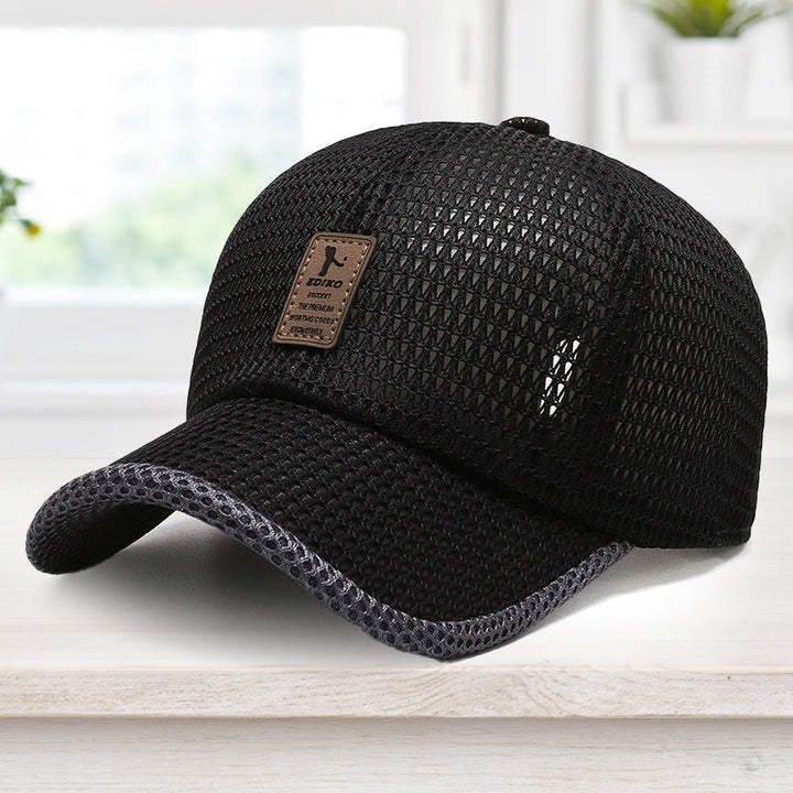 Gorra deportiva unisex transpirable para béisbol, running, exterior. Ajustable y cómoda para verano.