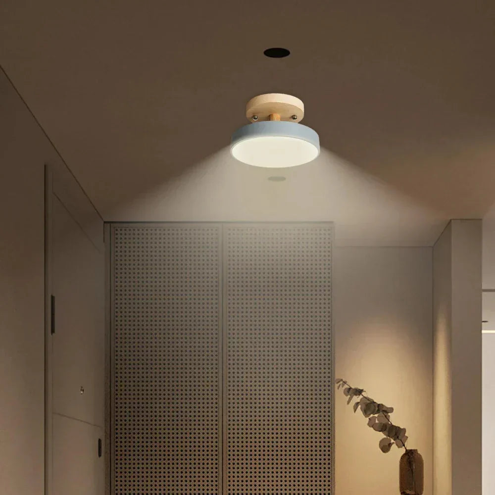 Iluminación interior LED Aria, lámpara de techo eficiente con diseño minimalista.