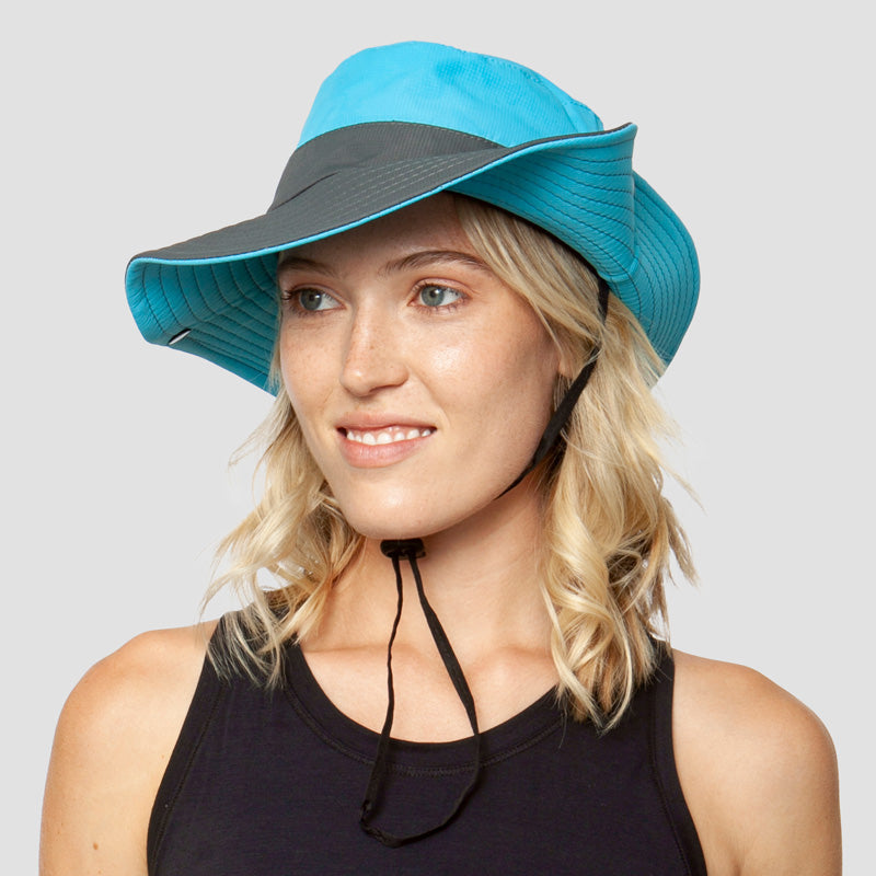 Sombrero de playa plegable para mujer, con protección UV para disfrutar del sol.