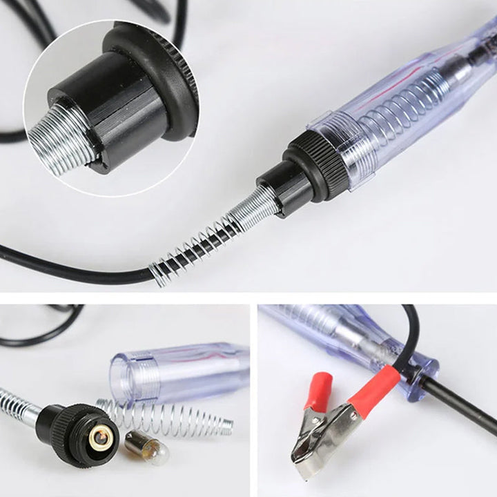 Sonda de diagnóstico para sistemas eléctricos de vehículos, herramienta esencial de reparación.