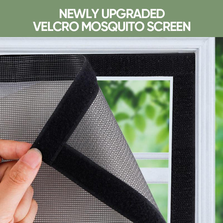 Hogar sin insectos con mosquitera autoadhesiva para ventana, fabricada con nailon de alta calidad.