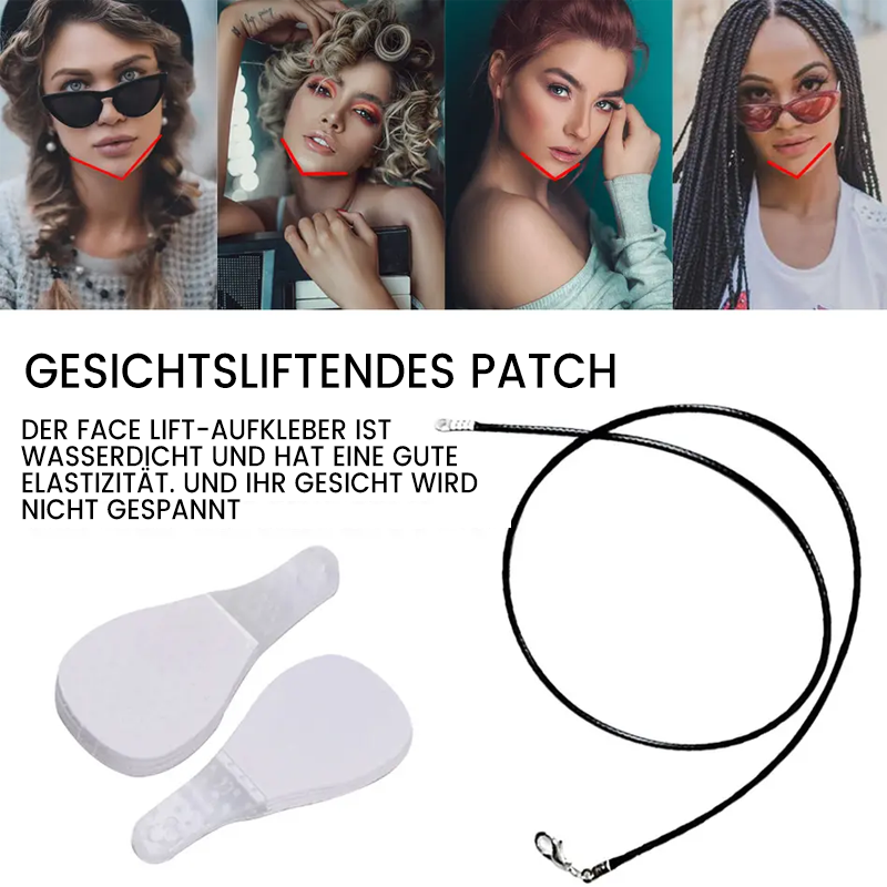 120 parches de lifting facial para un contorno V instantáneo y piel firme.