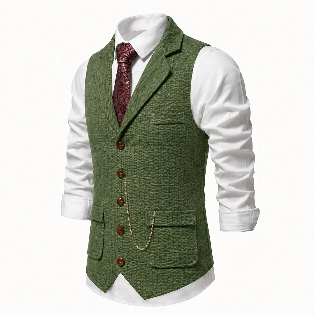 Chaleco de hombre, sin mangas, ultra cómodo, versátil para la moda masculina.