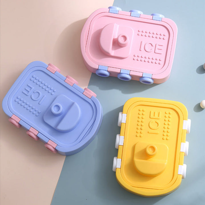 Moldes de silicona reutilizables para helados caseros. Disfruta de postres divertidos y refrescantes en verano.