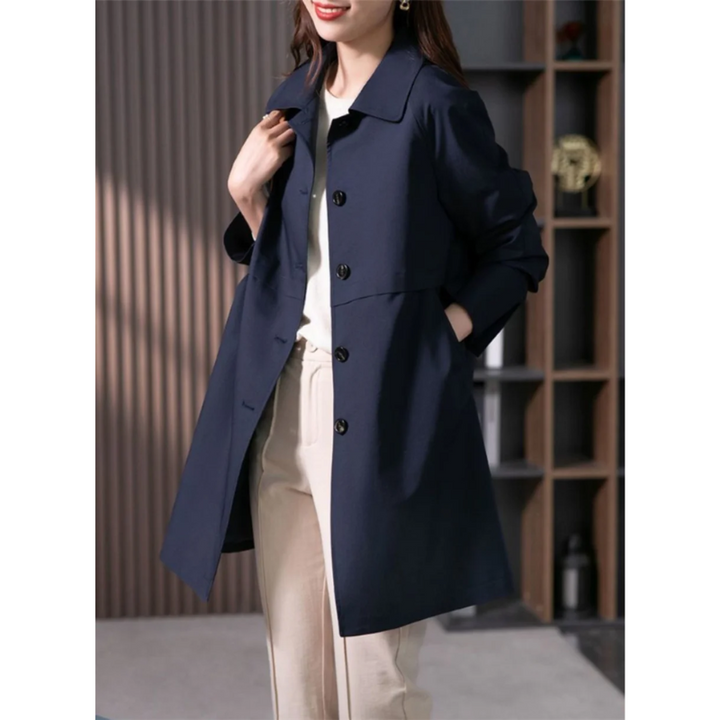 Ropa exterior elegante: Abrigo entallado NOBELLA para mujer. Un clásico imprescindible en tu armario.