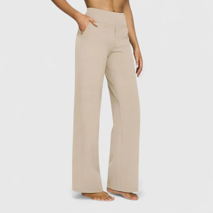 Pantalones de mujer rectos, elegantes y casuales, para un uso diario con estilo.