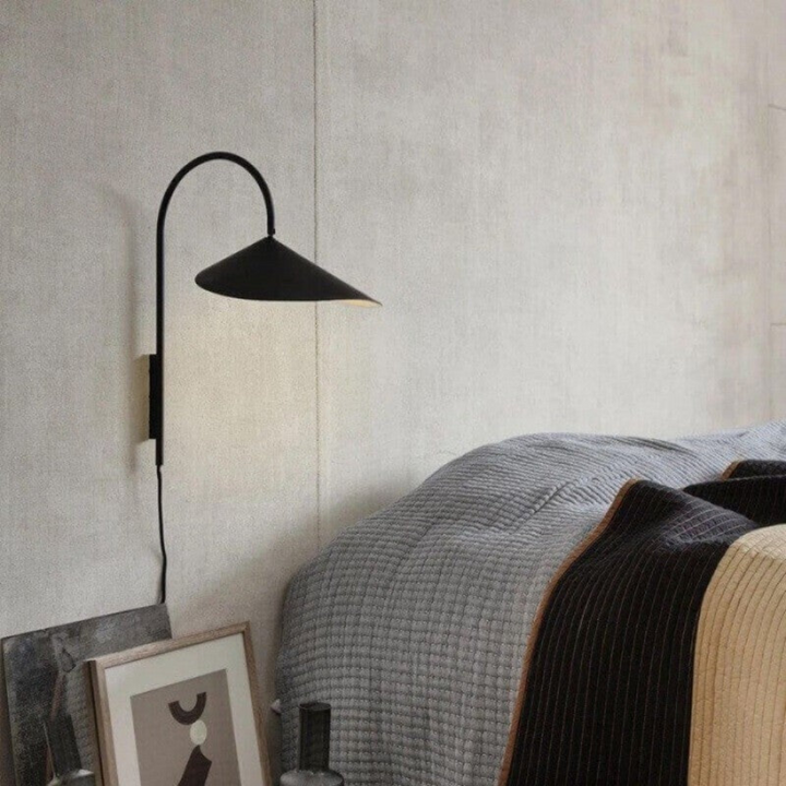 Aplique de pared LED, moderno y flexible. Solución de iluminación interior para un hogar contemporáneo.
