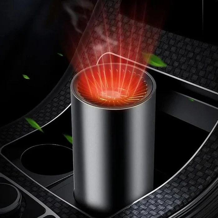 Calentador y ventilador de coche 360° para desempañar, descongelar y refrescar. Accesorio automovil 12V.