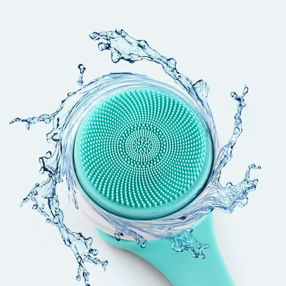 Cepillo masajeador de ducha eléctrico unisex para una limpieza profunda y un relajante masaje corporal.