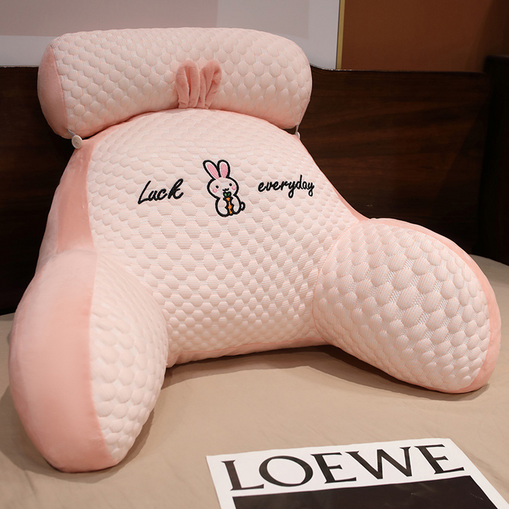 Cojín ergonómico unisex para espalda, perfecto para sofá o silla, brinda soporte y confort duradero.