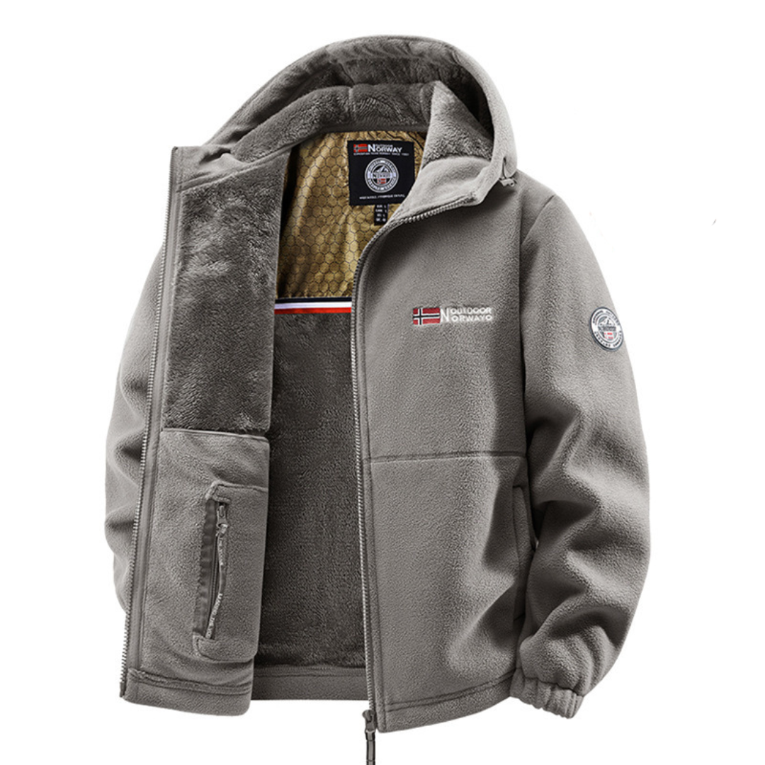 Chaqueta de invierno cálida para hombre, térmica y casual. Ideal para ropa de invierno exterior y moda masculina.