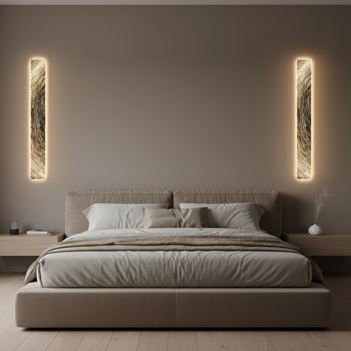 Aplique de pared LED Lunare. Crea un ambiente cálido con luz moderna y ahorro energético para tu decoración.