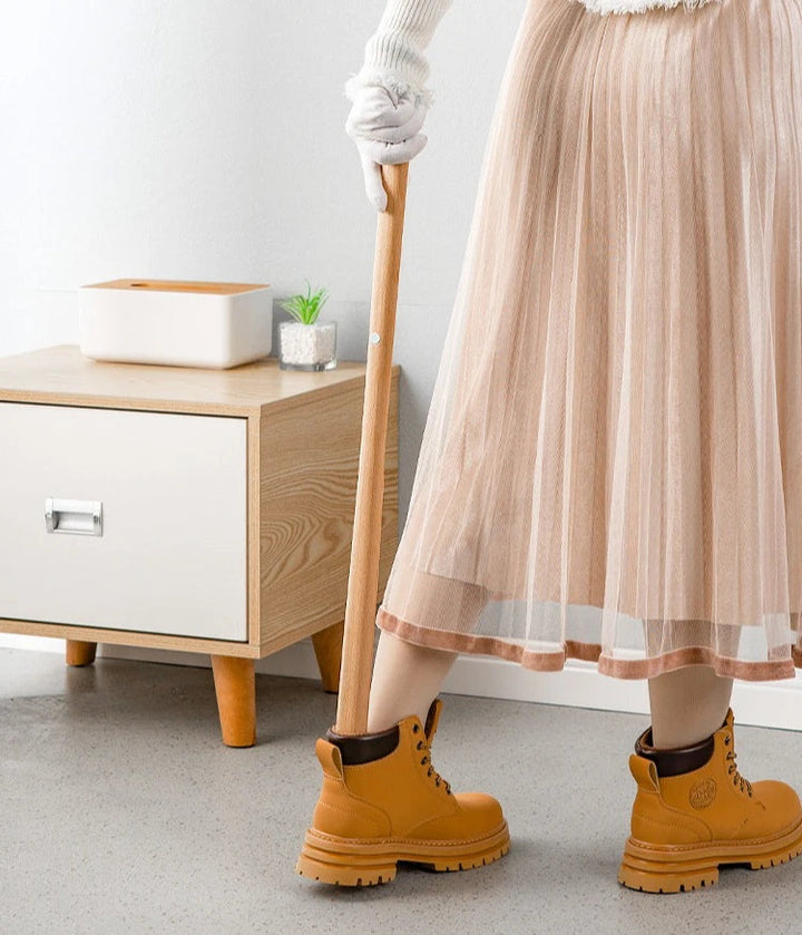 Calzador de zapatos extra largo ErgoGrip. Ideal para adultos, facilidad al calzarse sin agacharse. Máxima protección.