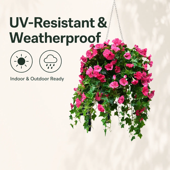 Vides artificiales decorativas para interior y exterior, sin mantenimiento, pack 2.