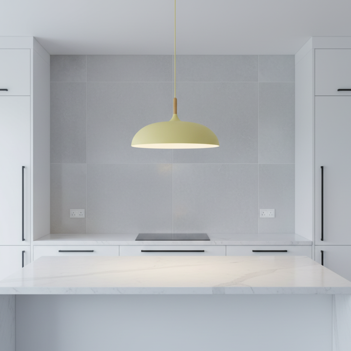 Colgante escandinavo para pasillo. Lámpara moderna, iluminación minimalista, decoración hogar.