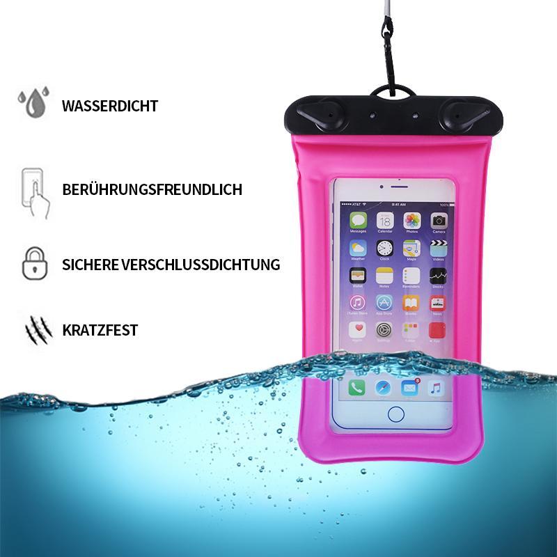 Bolsa flotante impermeable para teléfono. Protege smartphone en playa, piscina, deportes acuáticos.