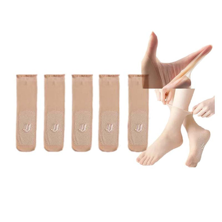 Pack de calcetines invisibles antideslizantes para mujer, muy cómodos y frescos.