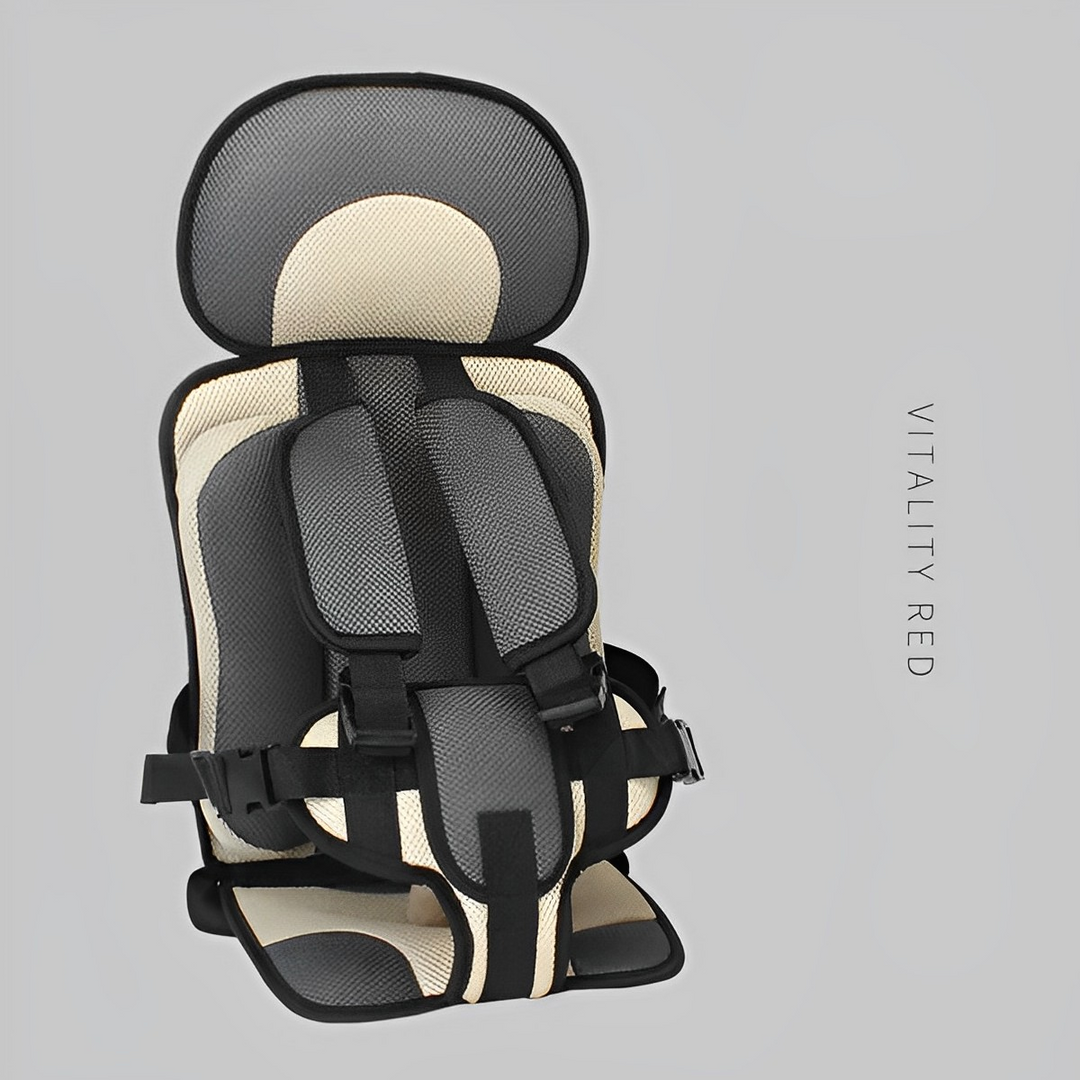 Asiento infantil portátil de algodón, silla auto ligera y plegable para la comodidad del niño.
