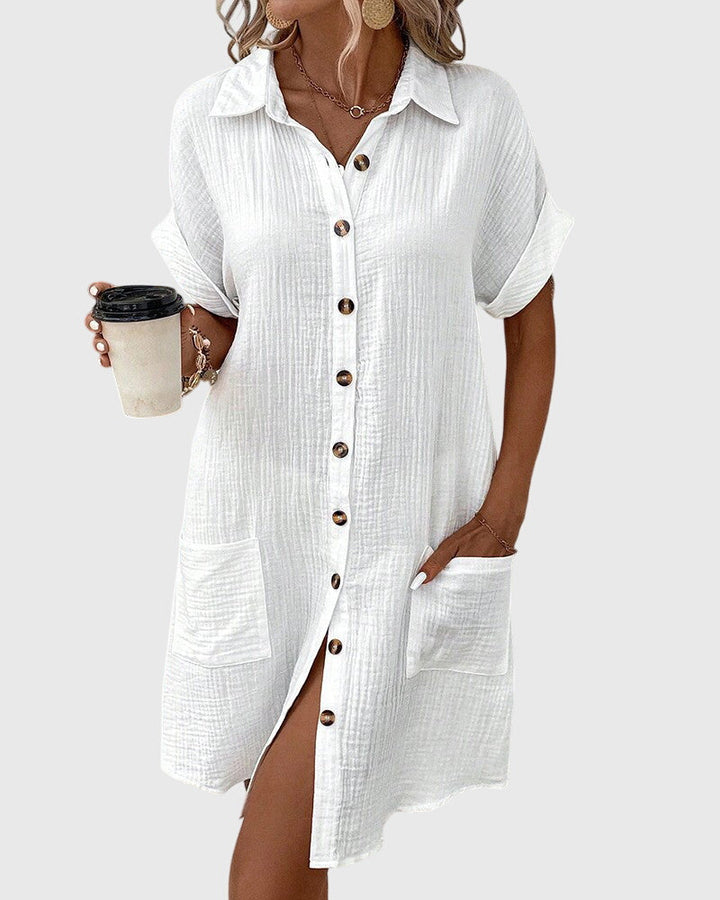 Vestido de mujer elegante, ideal para verano. Diseño transpirable y cómodo para moda femenina.