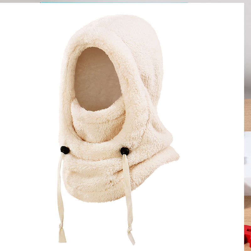 Calentador de invierno infantil, gorro bufanda suave de polar para protección contra el frío.