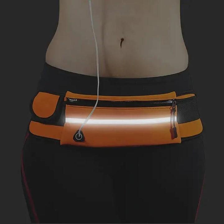 Bolsa de cintura unisex para ciclismo. Riñonera deportiva segura y ligera para accesorios de bici.