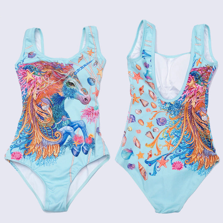 Bañador moderno de mujer, una pieza, estampado 3D, para disfrutar el verano en la playa.