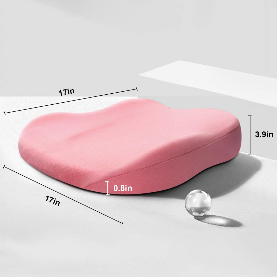Cojín elevador de espuma de memoria para camión, mejora la ergonomía del asiento del conductor.