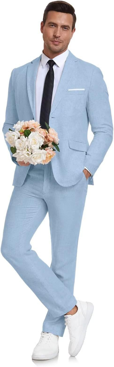 Traje de hombre business slim fit, perfecto para una imagen profesional y moderna.