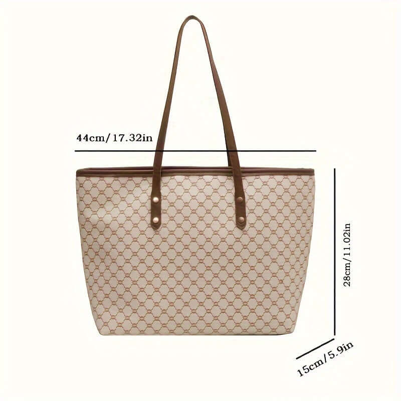 Diseño geométrico único en este bolso retro de moda. Complemento ideal para mujer.