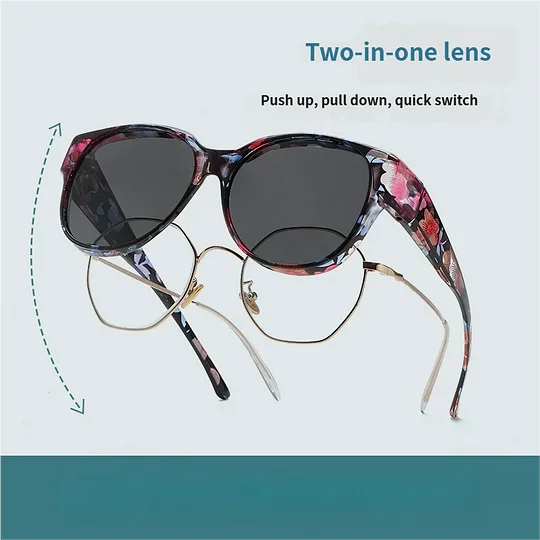 Gafas de sol mujer chic, polarizadas, con protección UV400 y diseño cat eye.