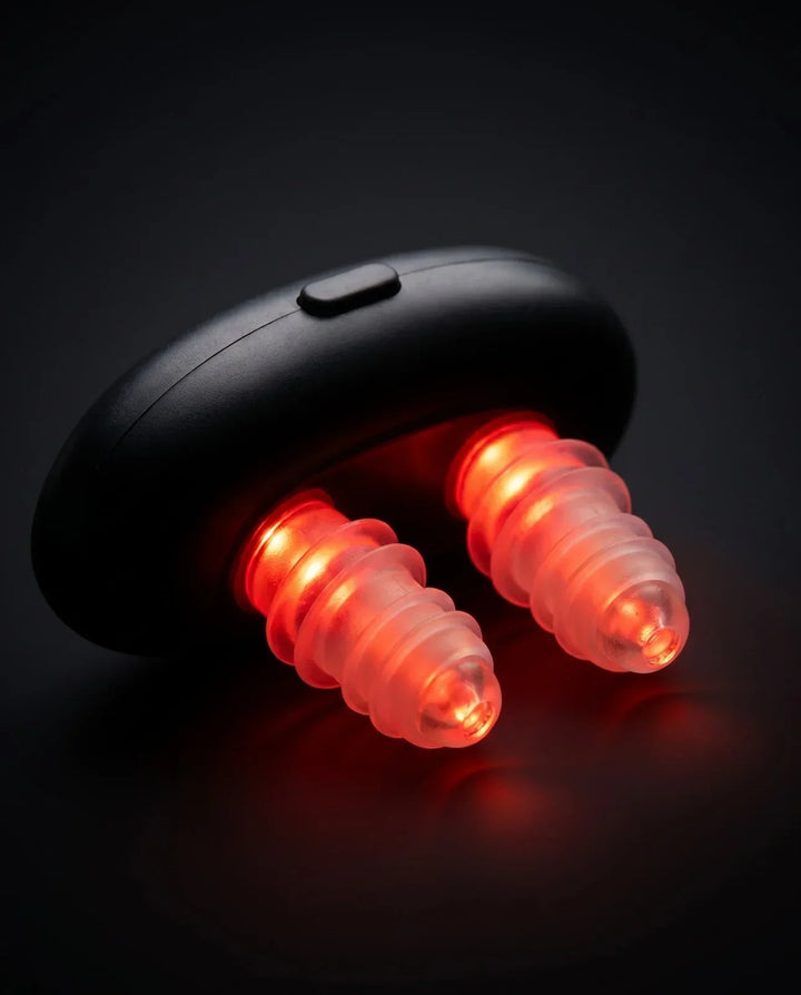 Dispositivo nasal de luz roja 650nm. Terapia sin contacto para bienestar general y salud.