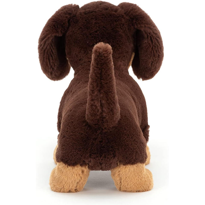Peluche Jellycat Otto, teckel suave de 18 cm. Perro salchicha de juguete para niños, regalo ideal y tierno compañero.