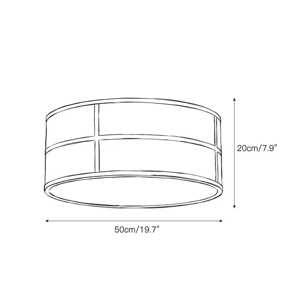 Lámpara Hashira de techo, luz ambiental con estilo minimalista y moderno para interiores.