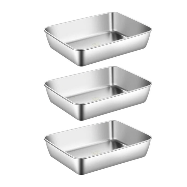 Recipiente multiusos de acero inoxidable. Almacenamiento de alimentos, fiambrera y envase duradero.