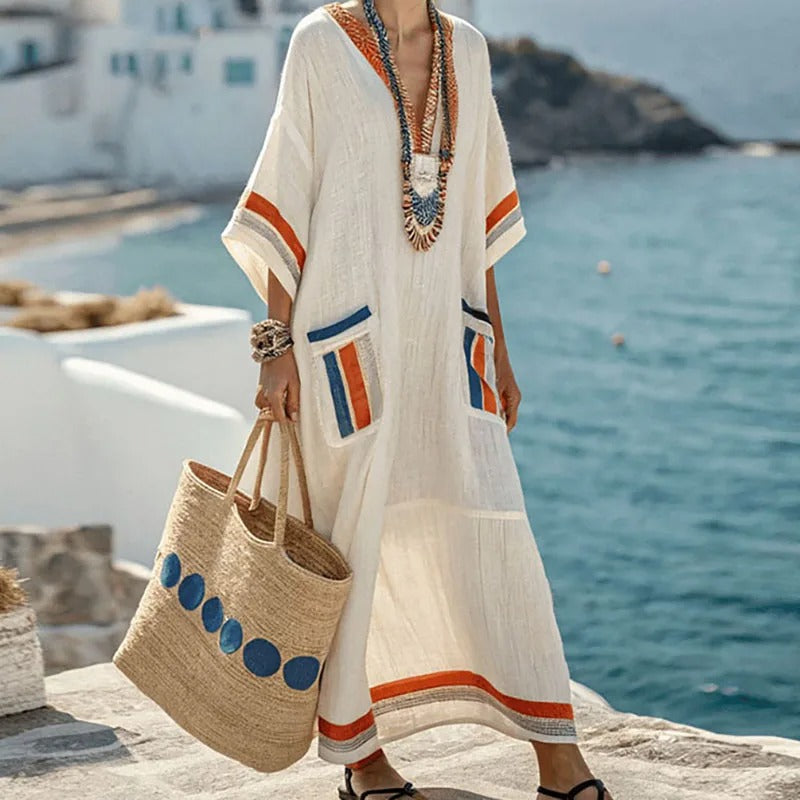 Vestido largo Alisia para mujer, femenino y casual. Disfruta la comodidad chic para tu outfit diario de verano.