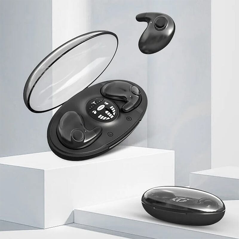 Auriculares invisibles inalámbricos para dormir, diseño ultra ligero y confortable.