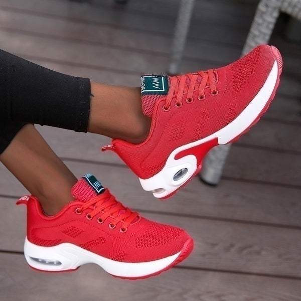 Zapatillas de malla transpirable para mujer, muy flexibles y ligeras. Perfectas para caminar y uso casual diario.