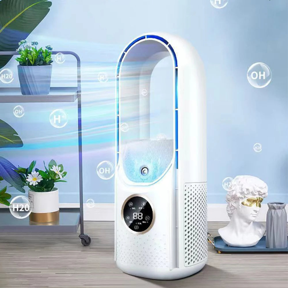 Ventilador portátil USB silencioso. Mantiene el aire fresco y agradable en tu oficina.