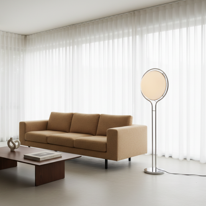 Lámpara de pie para sala, luz decorativa para dormitorio, iluminación con estilo.